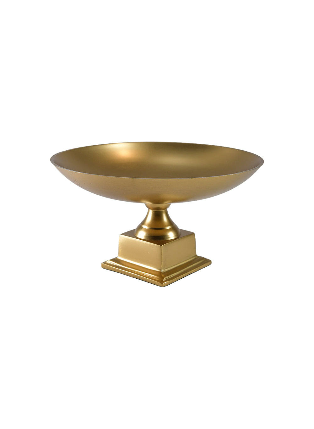 Gold Pedestal Urn Vase and Bowl Collection
