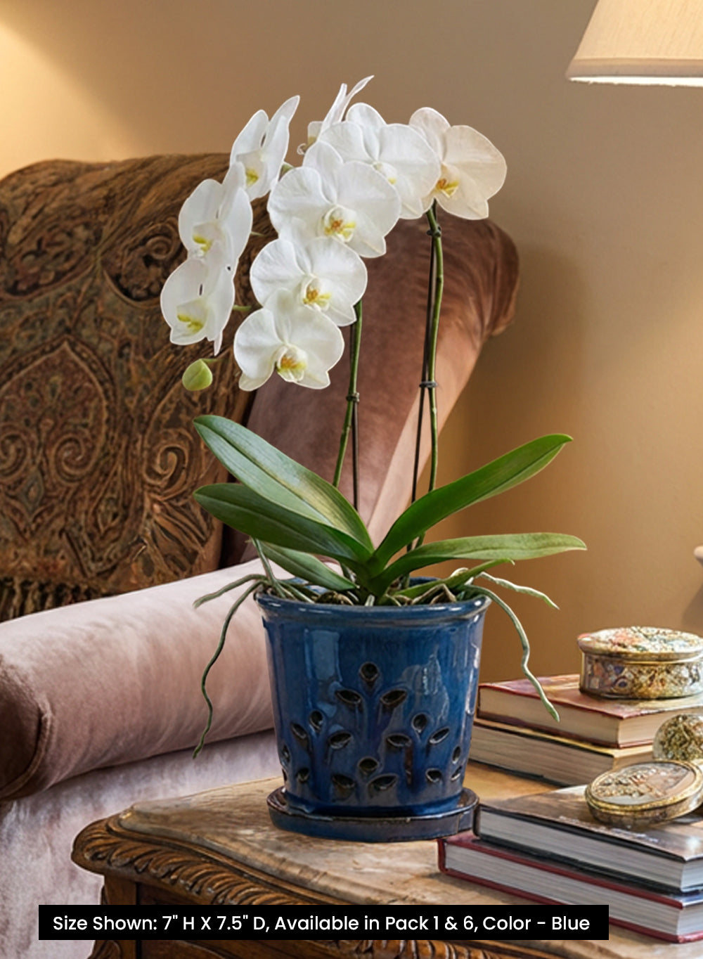 Leaf Breeze Ceramic Planter Collection