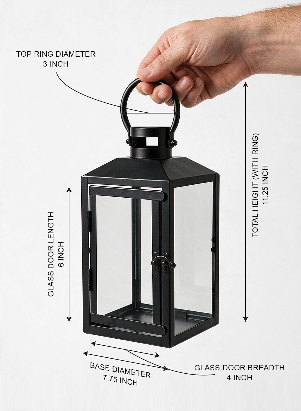 Fairmont Black Metal Lantern Collection