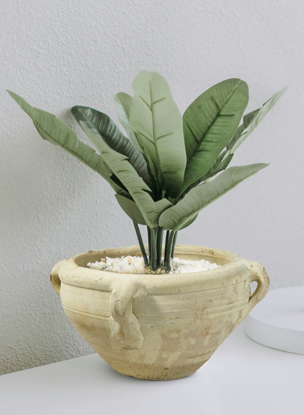 Antique Terracotta Clay Ceramic Pottery Bowl, 10" Diameter & 5" Tall, Pack of 4
