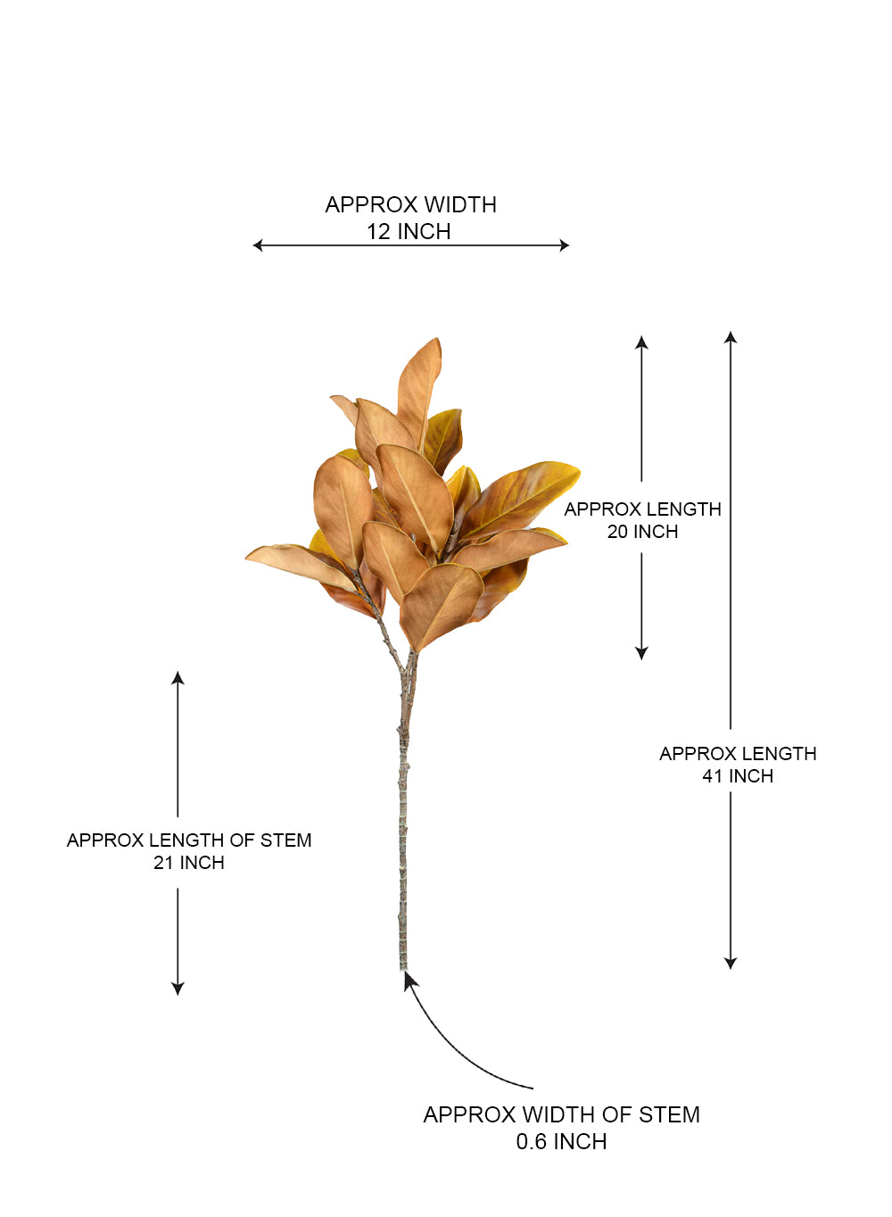 Real Touch Magnolia Stem, Pack of 6