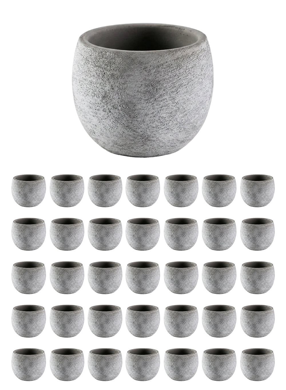 Aeris Grey Mini Planter Collection