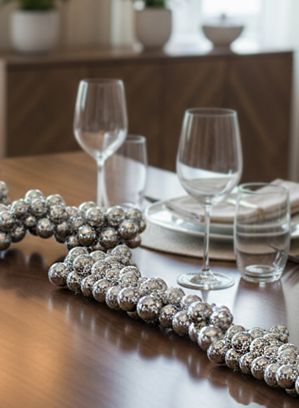 Plastic Bauble Garland, Available 3 Sizes