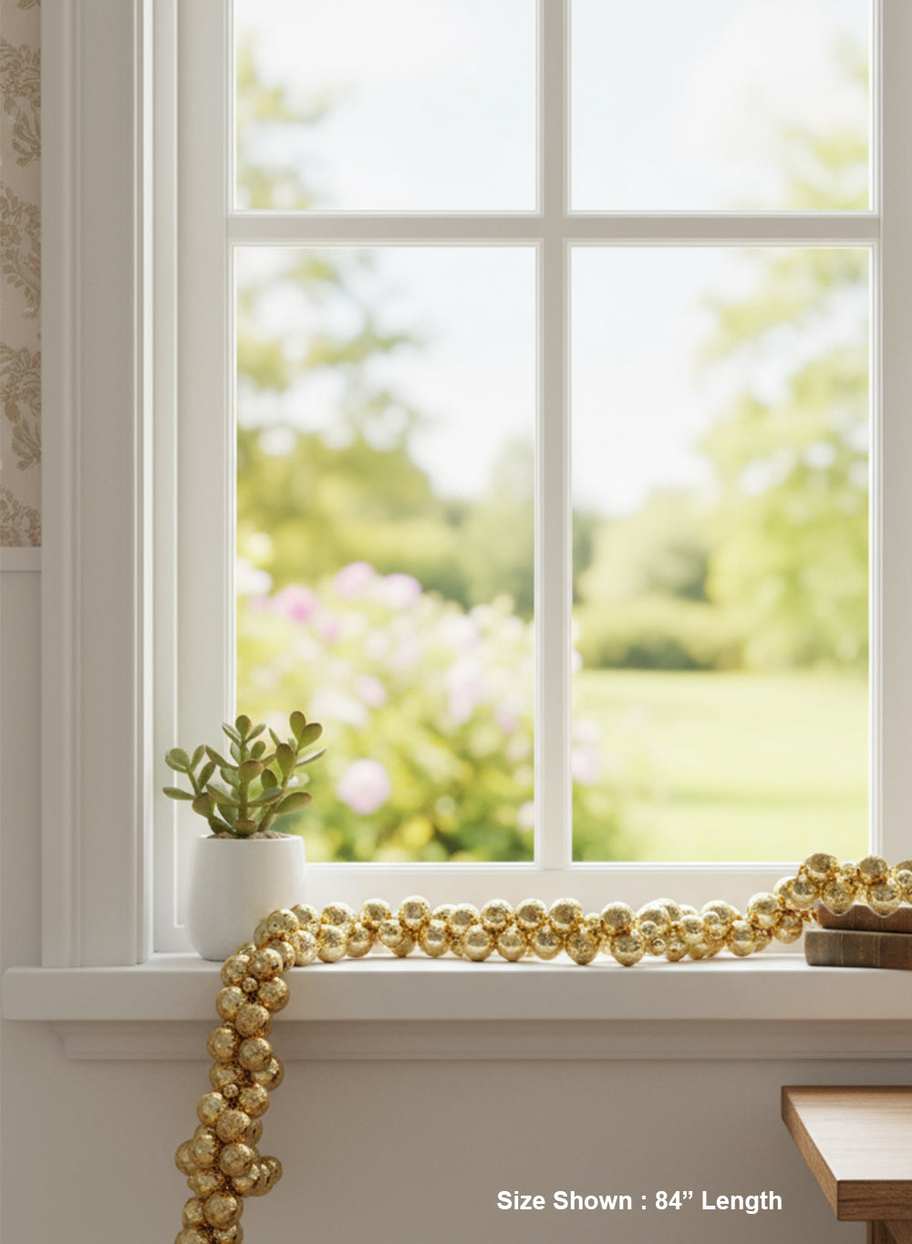 Plastic Bauble Garland, Available 3 Sizes