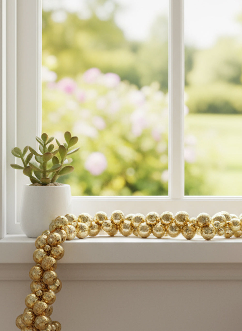 Plastic Bauble Garland, Available 3 Sizes