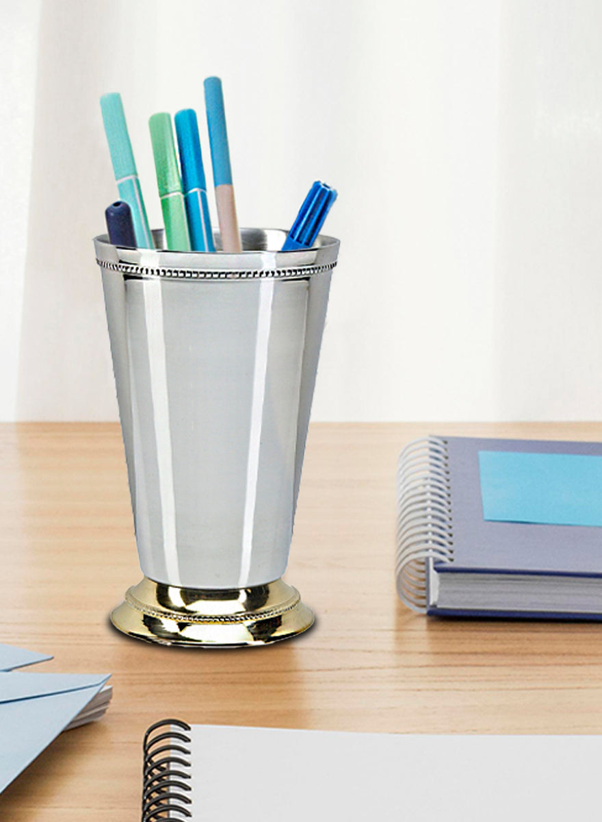 SilverGold Julep Cup Vase Vases Serene Spaces Living