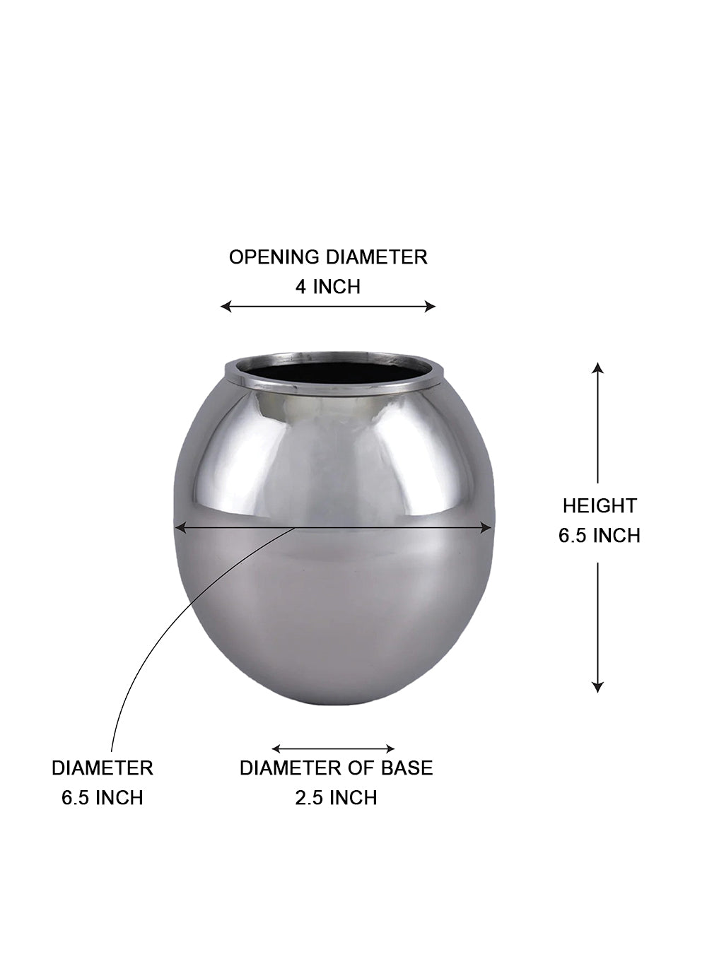Alerra Stainless Steel Vase, in 2 Sizes
