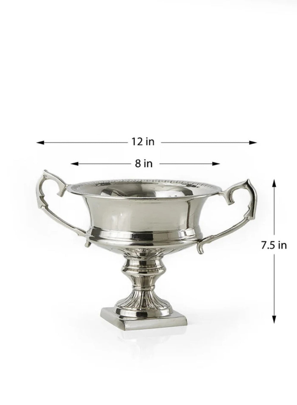 Silver Trophy Urn Vase with Handles Collection