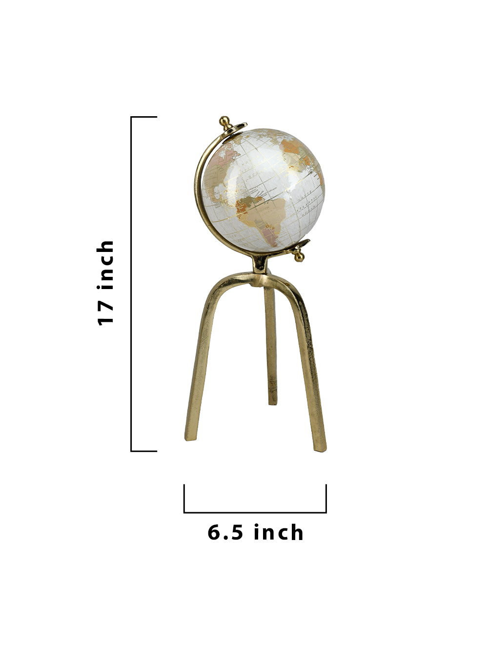 Vintage World Antique Decorative Globe with Stand, for Home and Office Decor