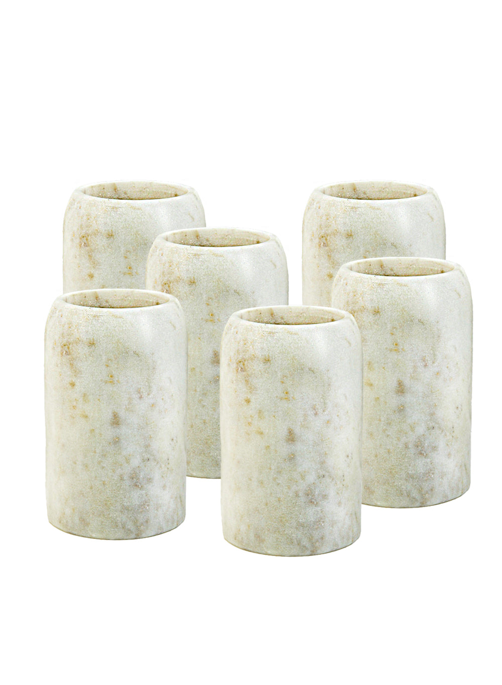 White Marble Collection, Bowl, Vase, Tray and Candle Holder