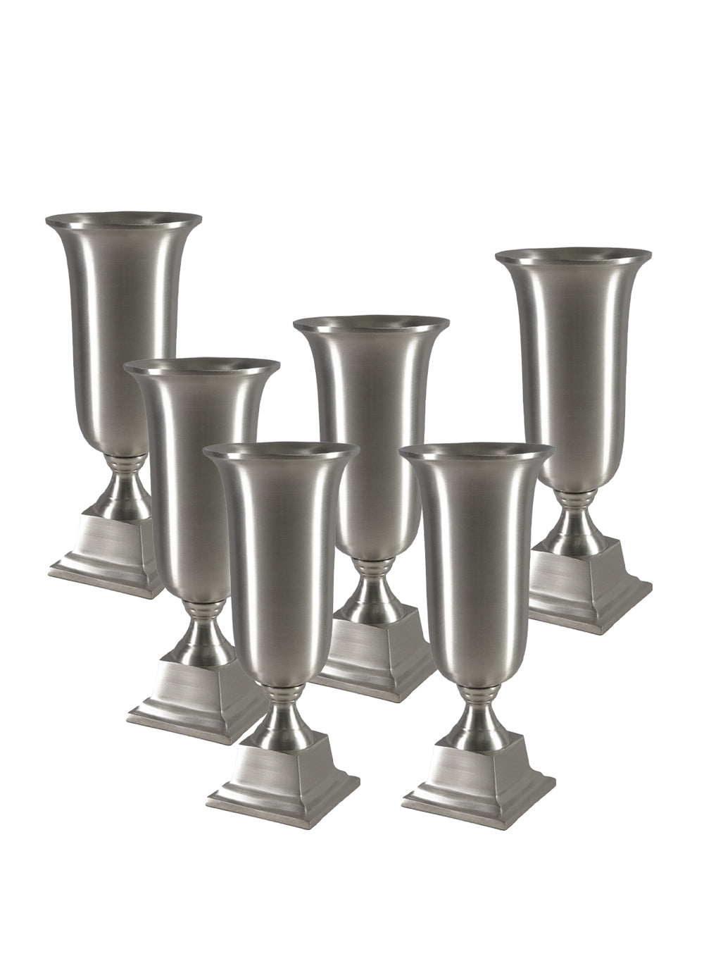 Gold Pedestal Urn Vase and Bowl Collection