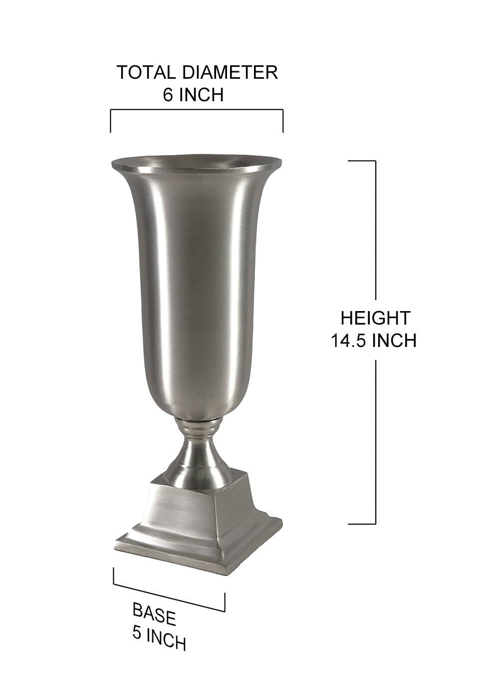 Gold Pedestal Urn Vase and Bowl Collection