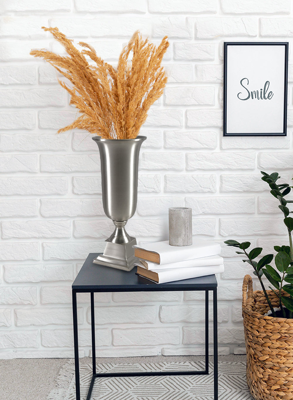 Gold Pedestal Urn Vase and Bowl Collection