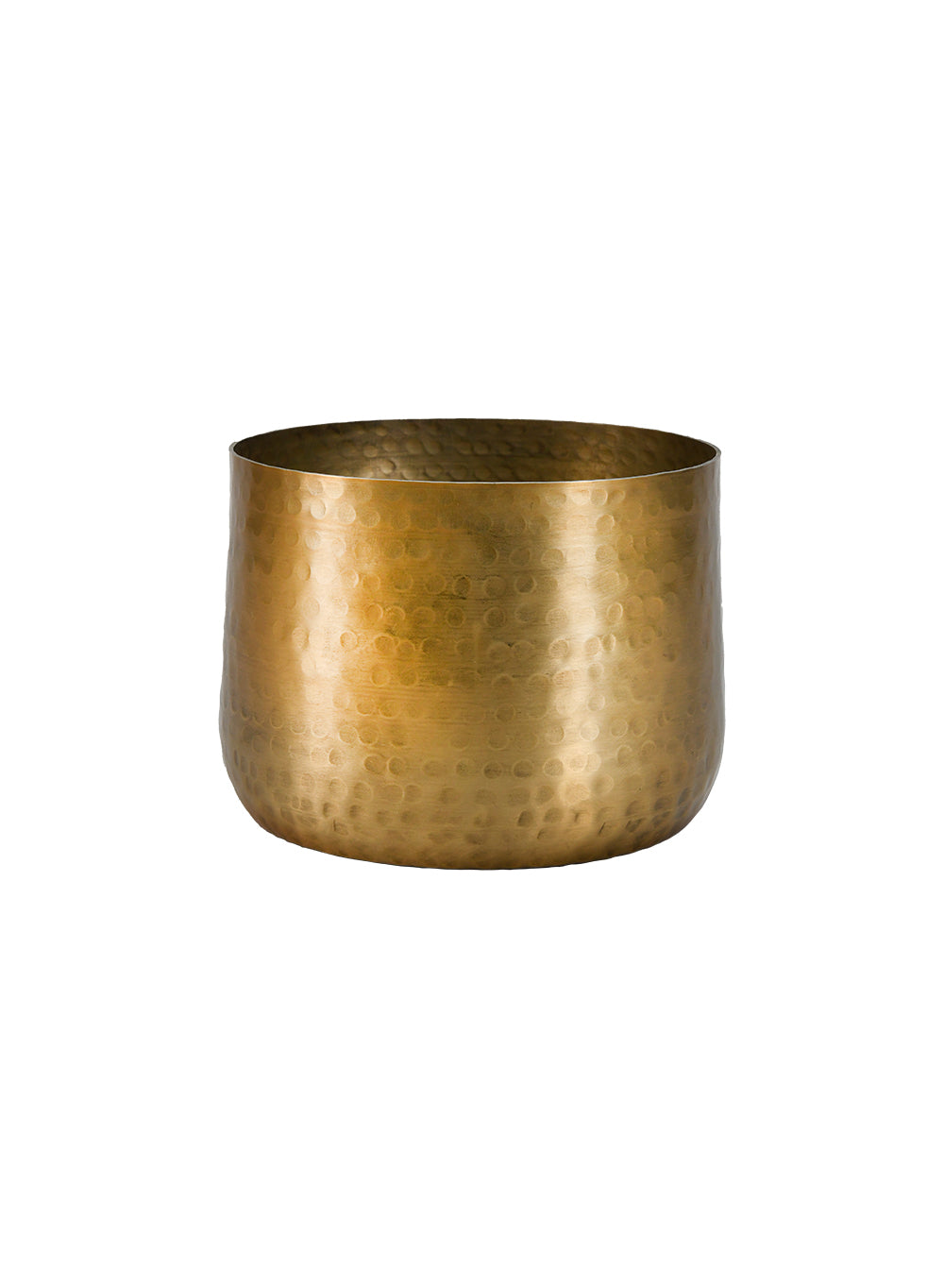 Antique Gold Hammered Pots, Indoor Planter Pot, Decorative Accents for Potted Plants, Available in 2 Size and Sets