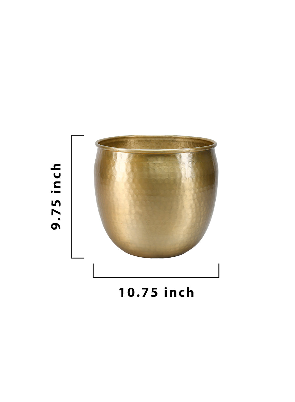 Gold Vintage Aluminum Cachepot Collection