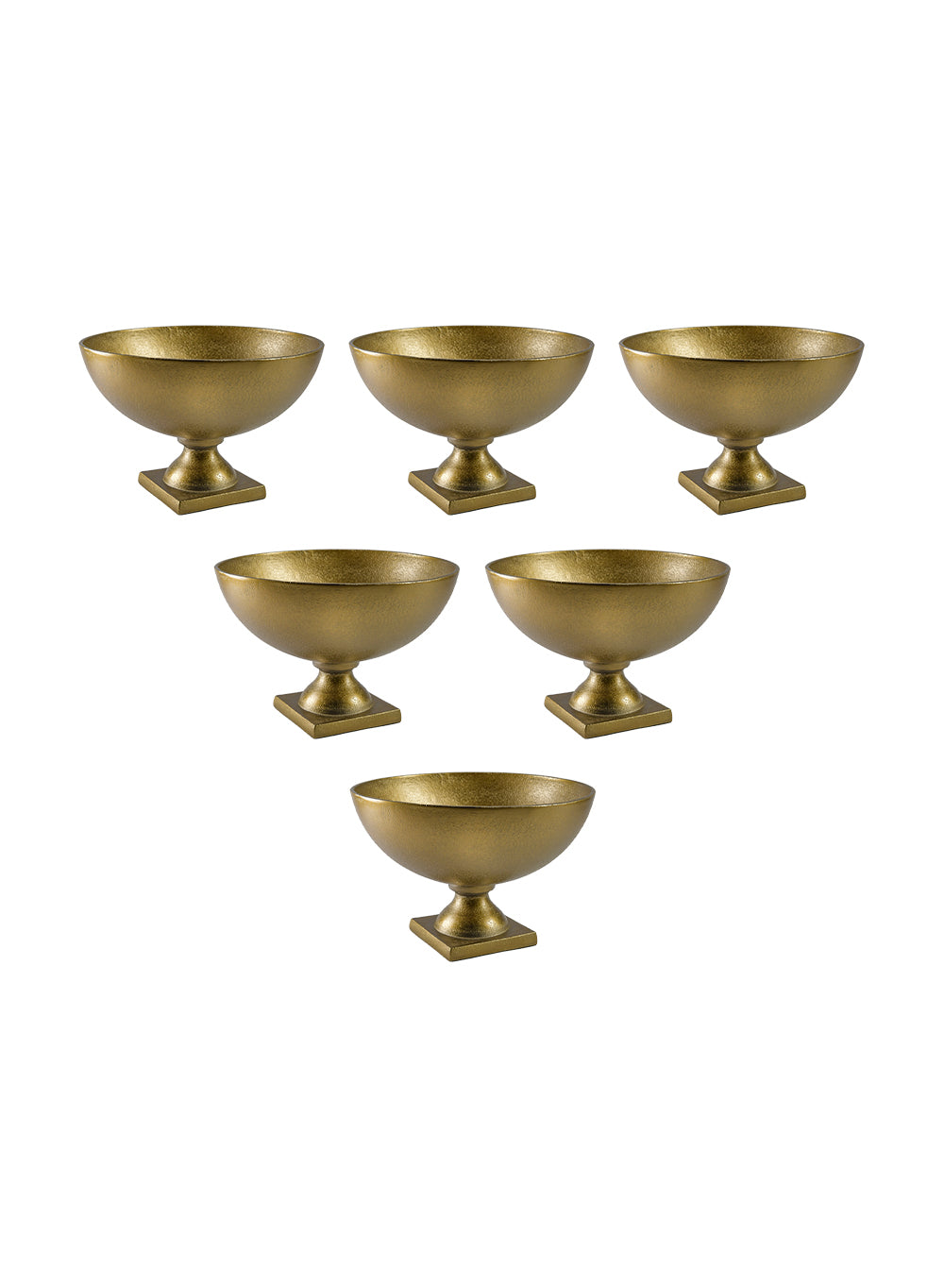 Antique Brass Pedestal Bowl Collection