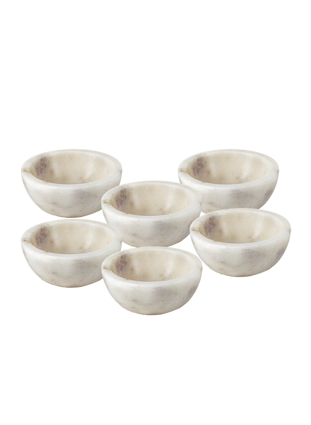 White Marble Collection, Bowl, Vase, Tray and Candle Holder