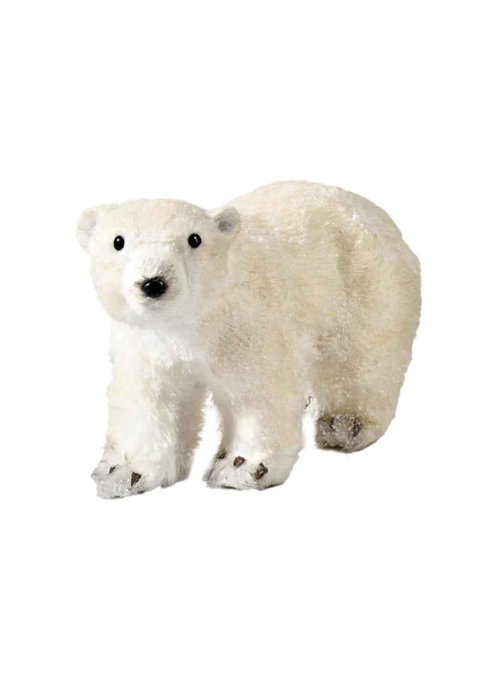 Walking Polar Bear Figurine, 8" Tall, 5" Wide & 13" Long