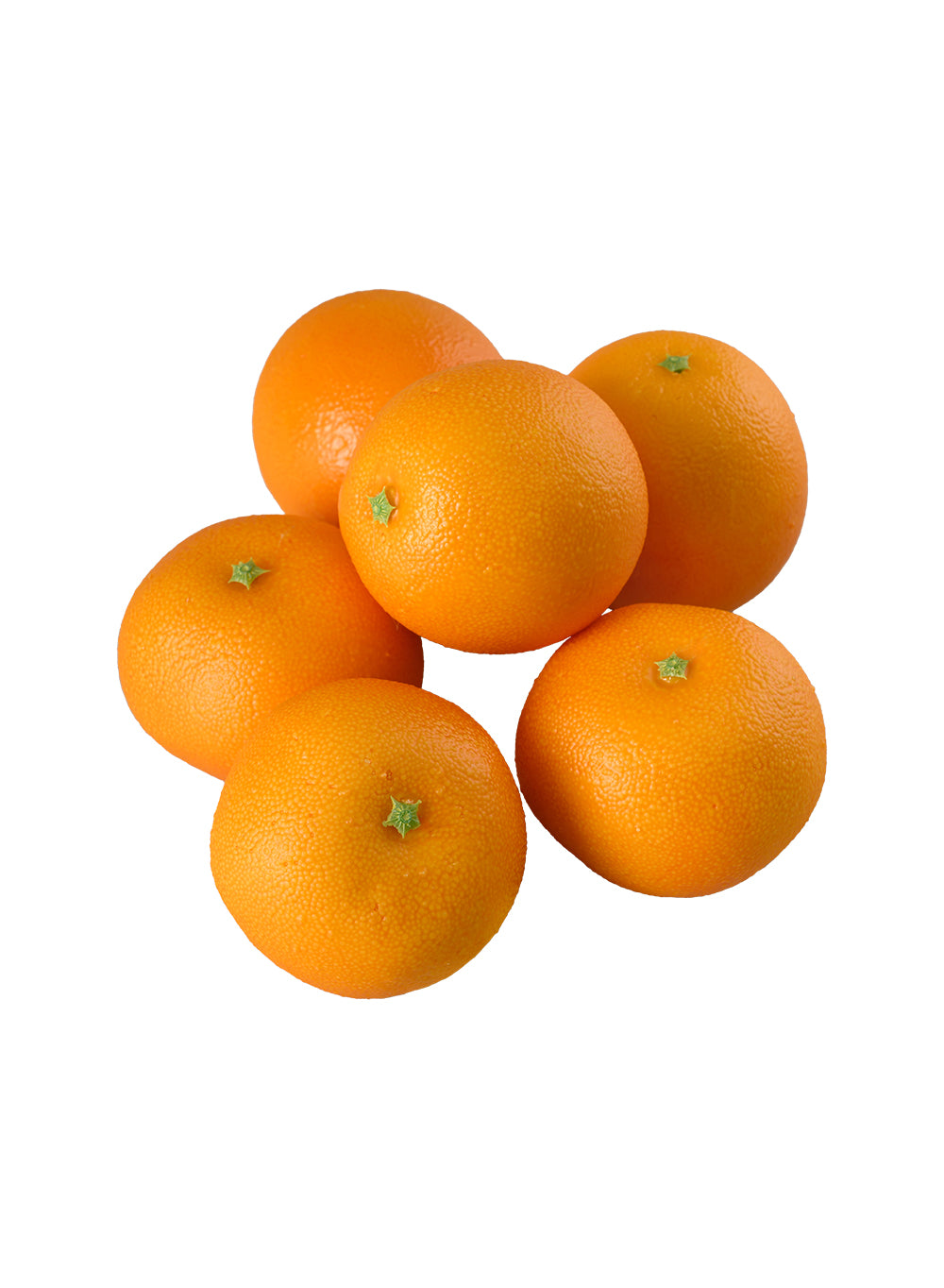 Faux Orange, 3" Diameter, Pack of 6