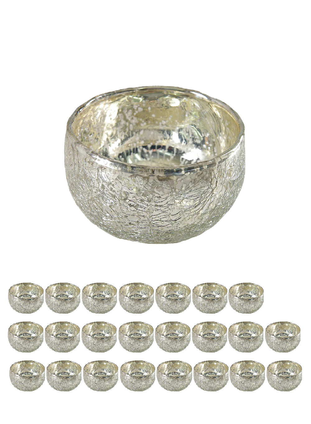Liora Antique Silver Mini Bowl, 4" Diameter & 2.5" Tall