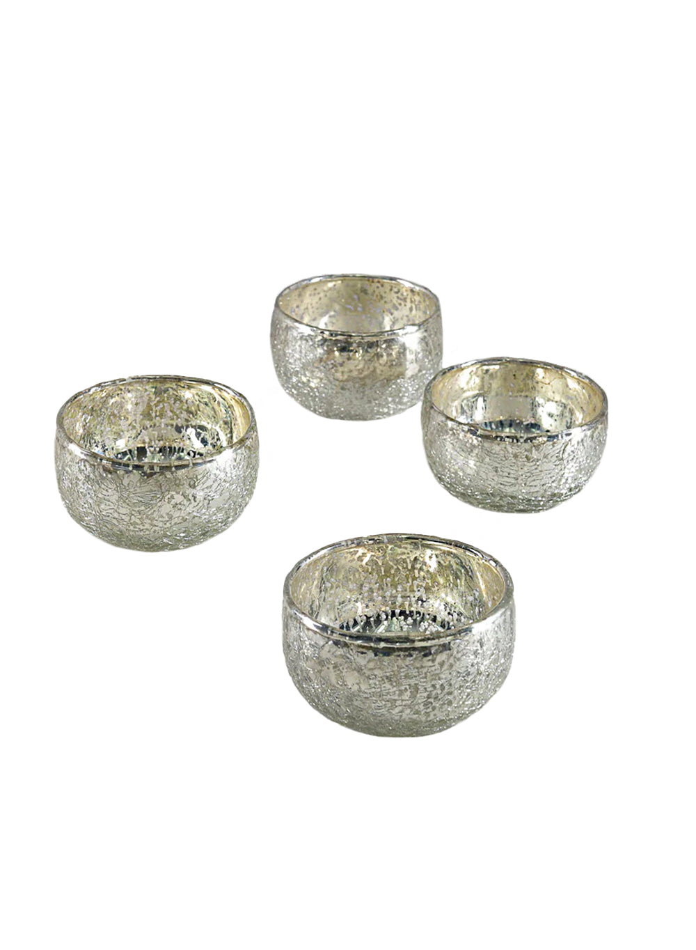 Liora Antique Silver Mini Bowl, 4" Diameter & 2.5" Tall