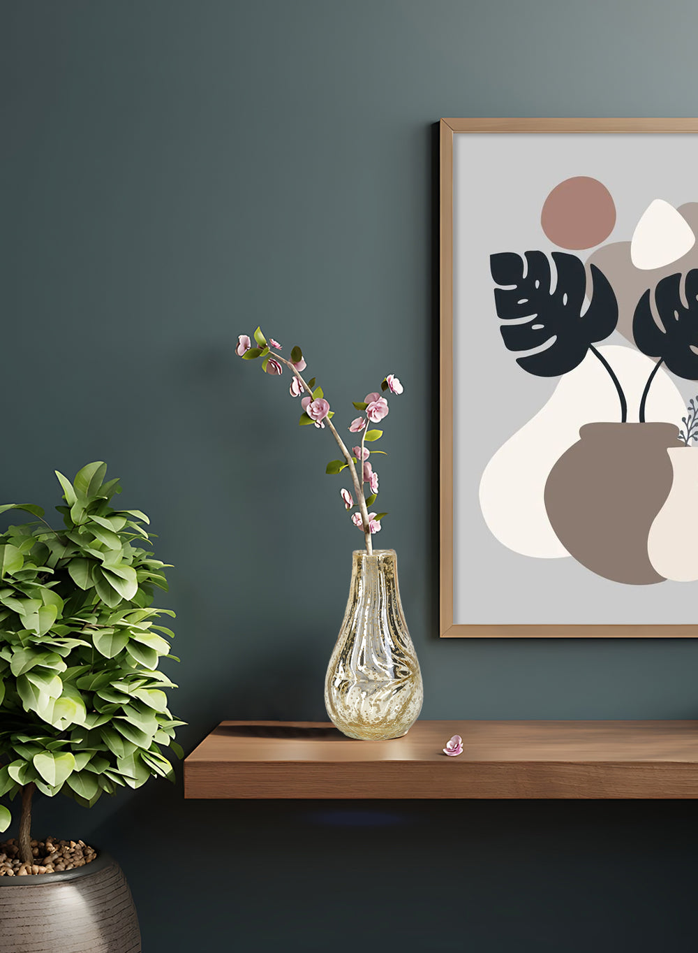 Mercury Crackle Bud Vase, in 4 Sizes