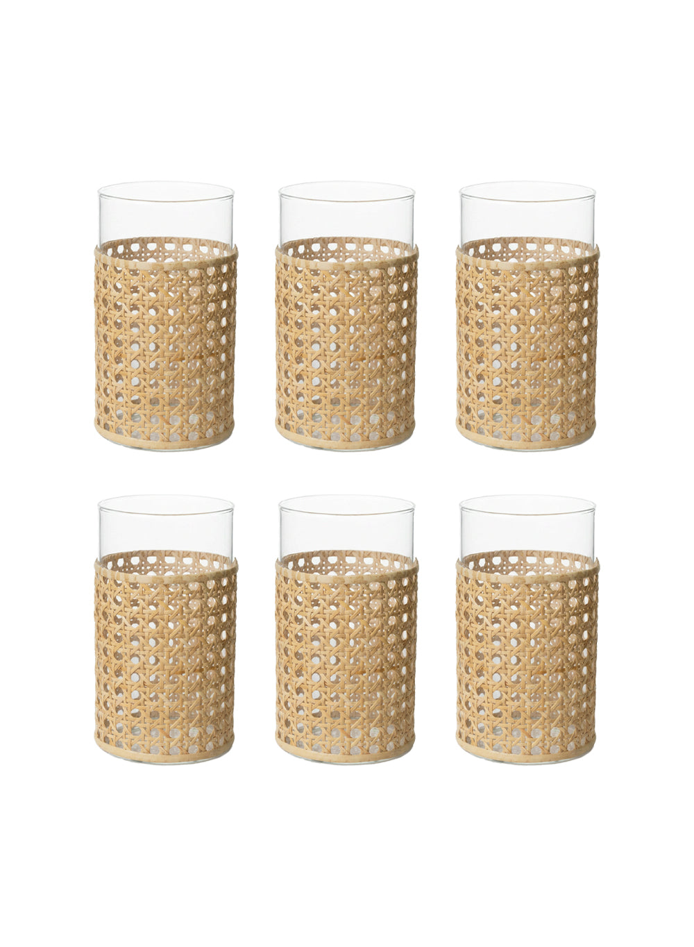 Weaved Glass Vase Collection