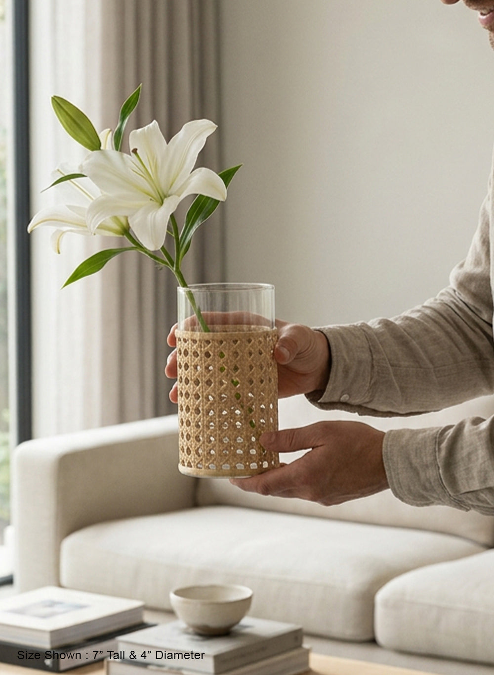 Weaved Glass Vase Collection