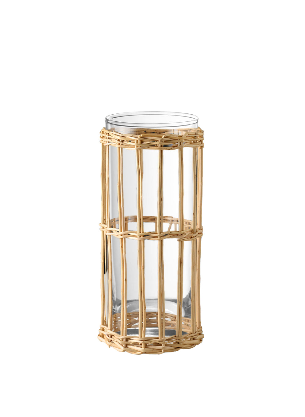 Sapa Woven Glass Hurricane in 2 Sizes, Short and Tall