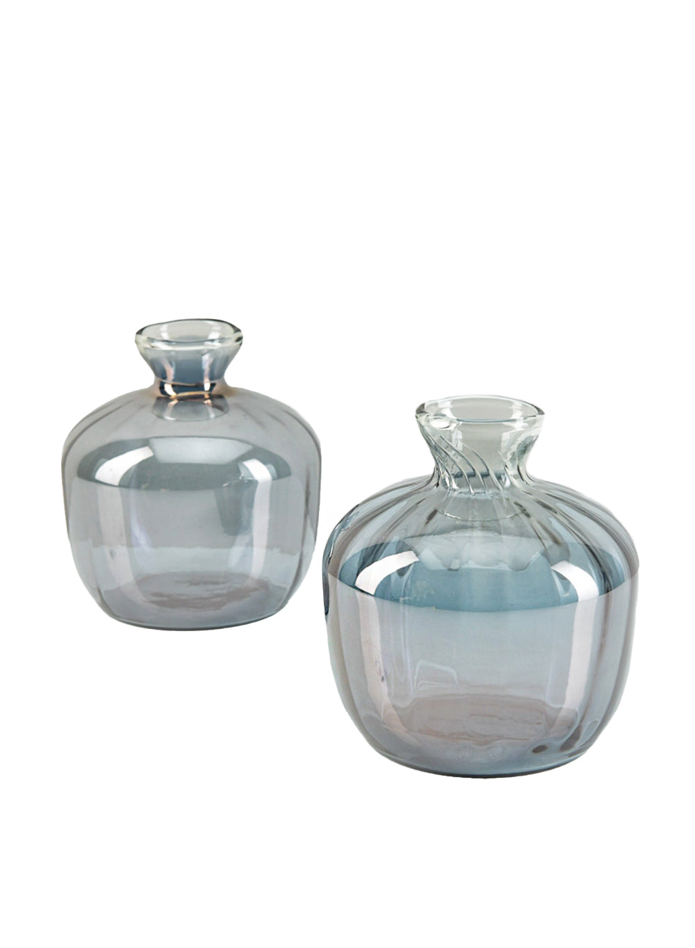 Serene Spaces Living Grey Luster Vase