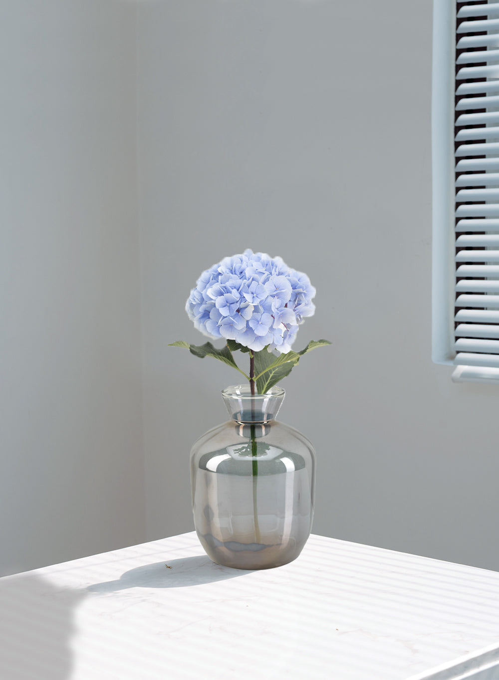 Serene Spaces Living Grey Luster Vase