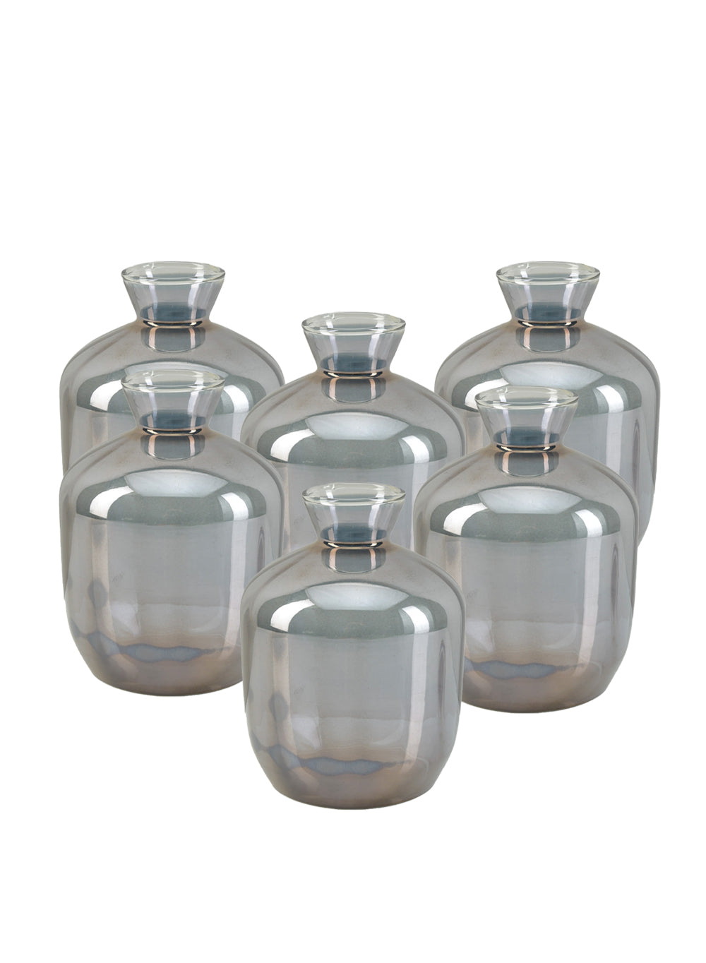 Serene Spaces Living Grey Luster Vase