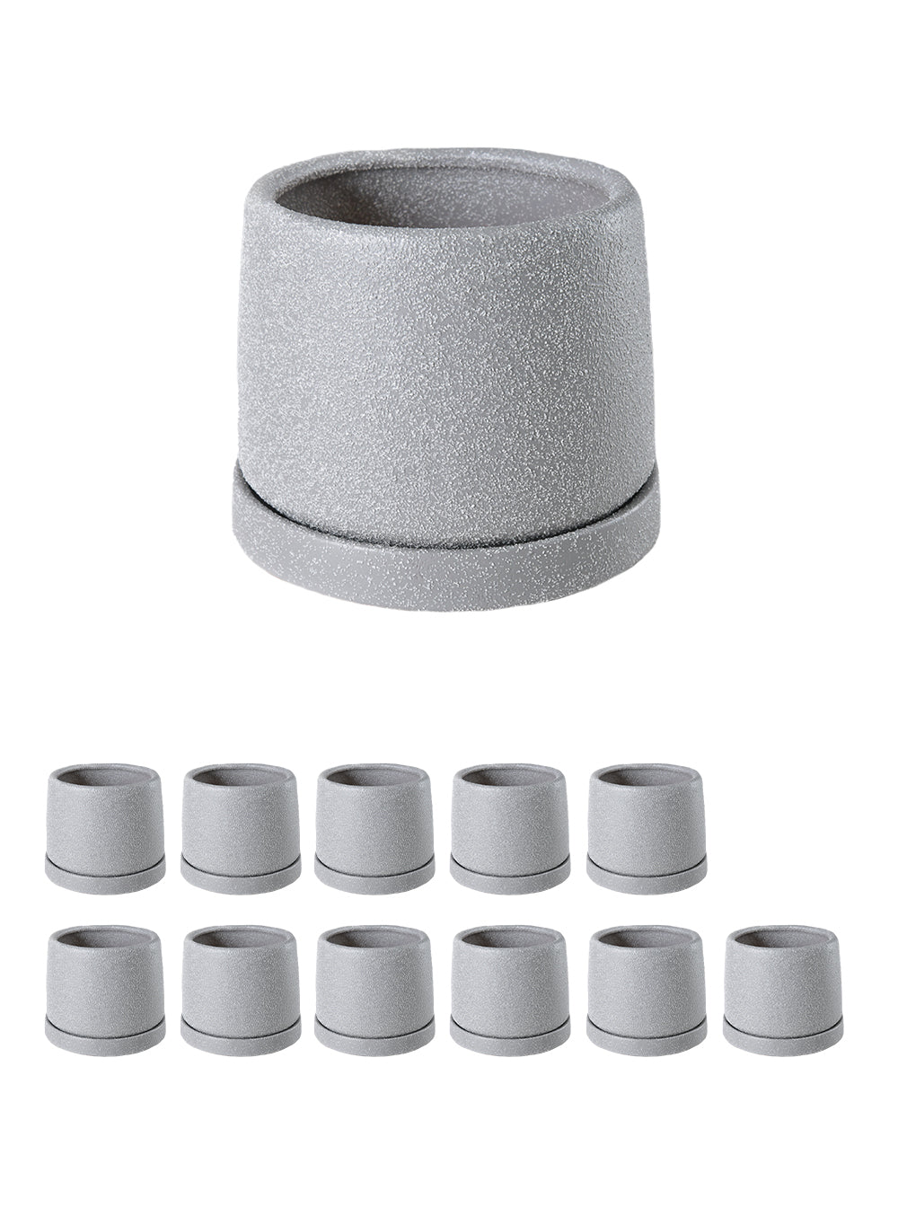 Claymist Ceramic Planter, 5.75" Diameter & 4.6" Tall