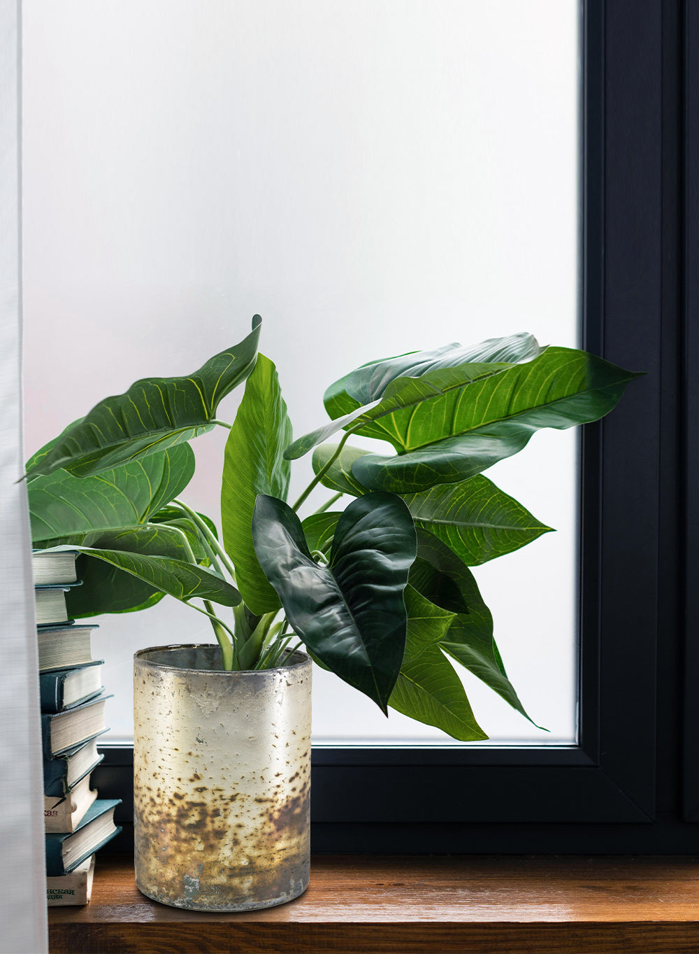 Matte Silver Cylinder Vase