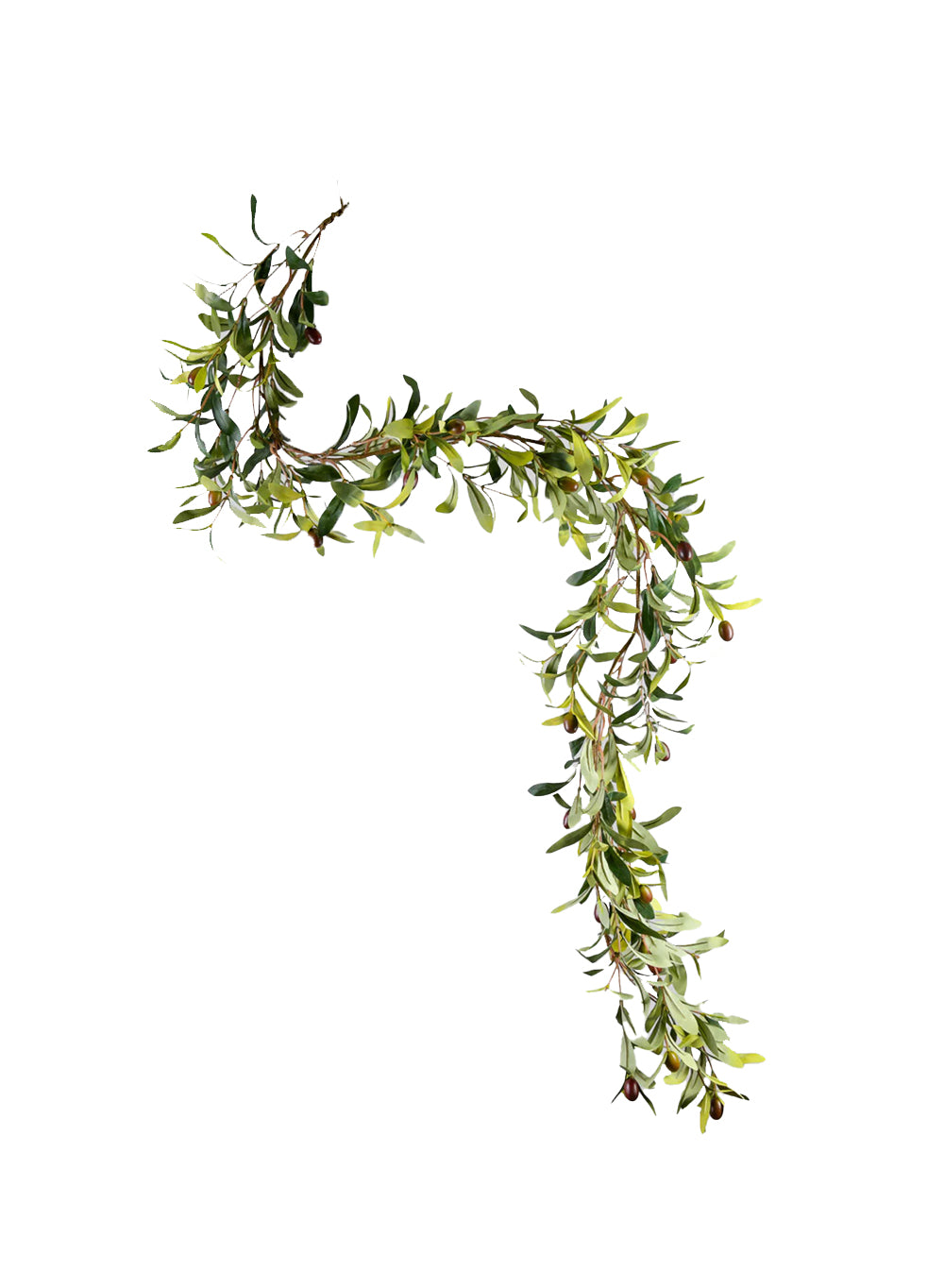 64" Artificial Olive Garland