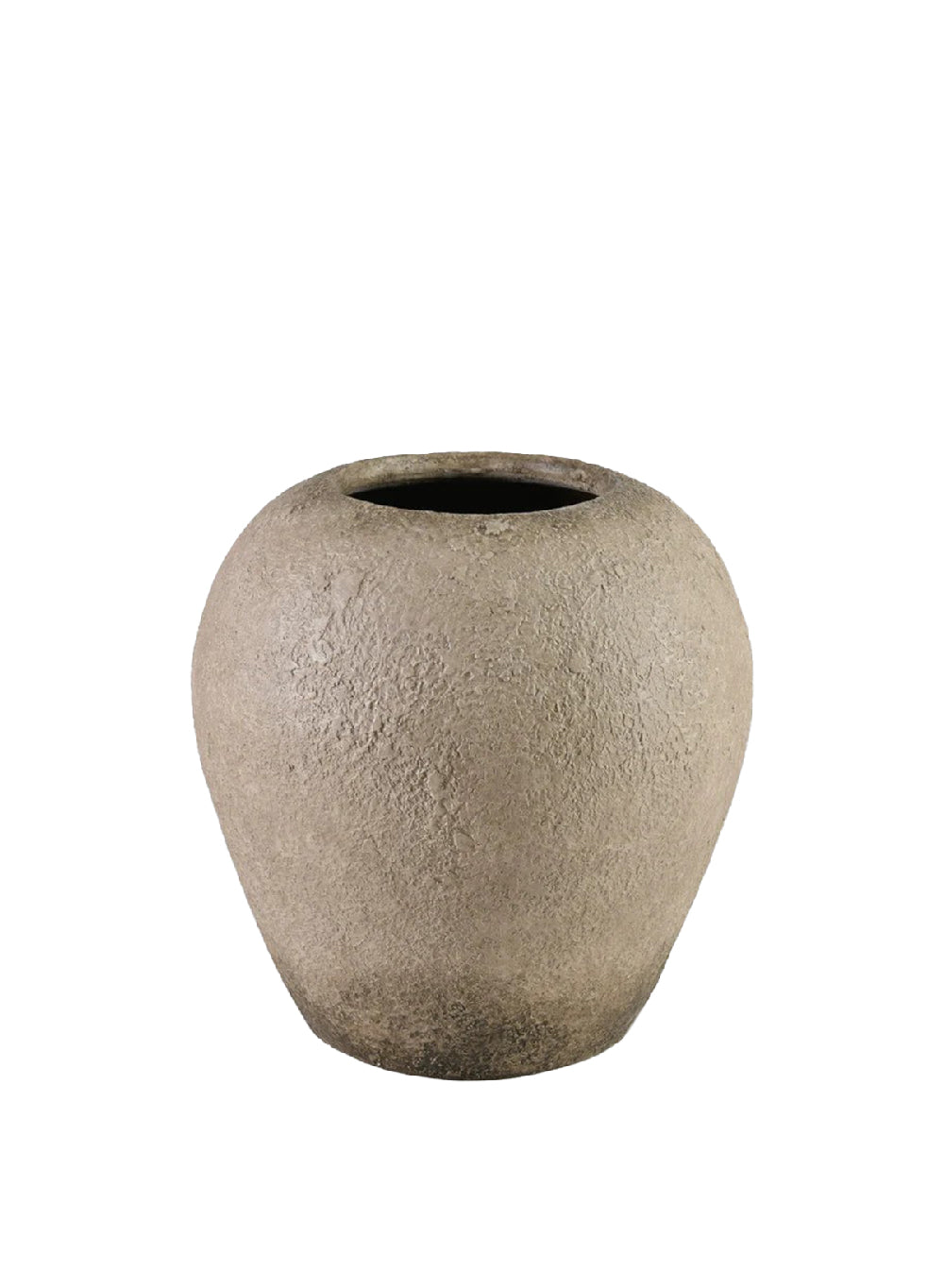 Caldera Rustic Ceramic Vase, 11" Tall