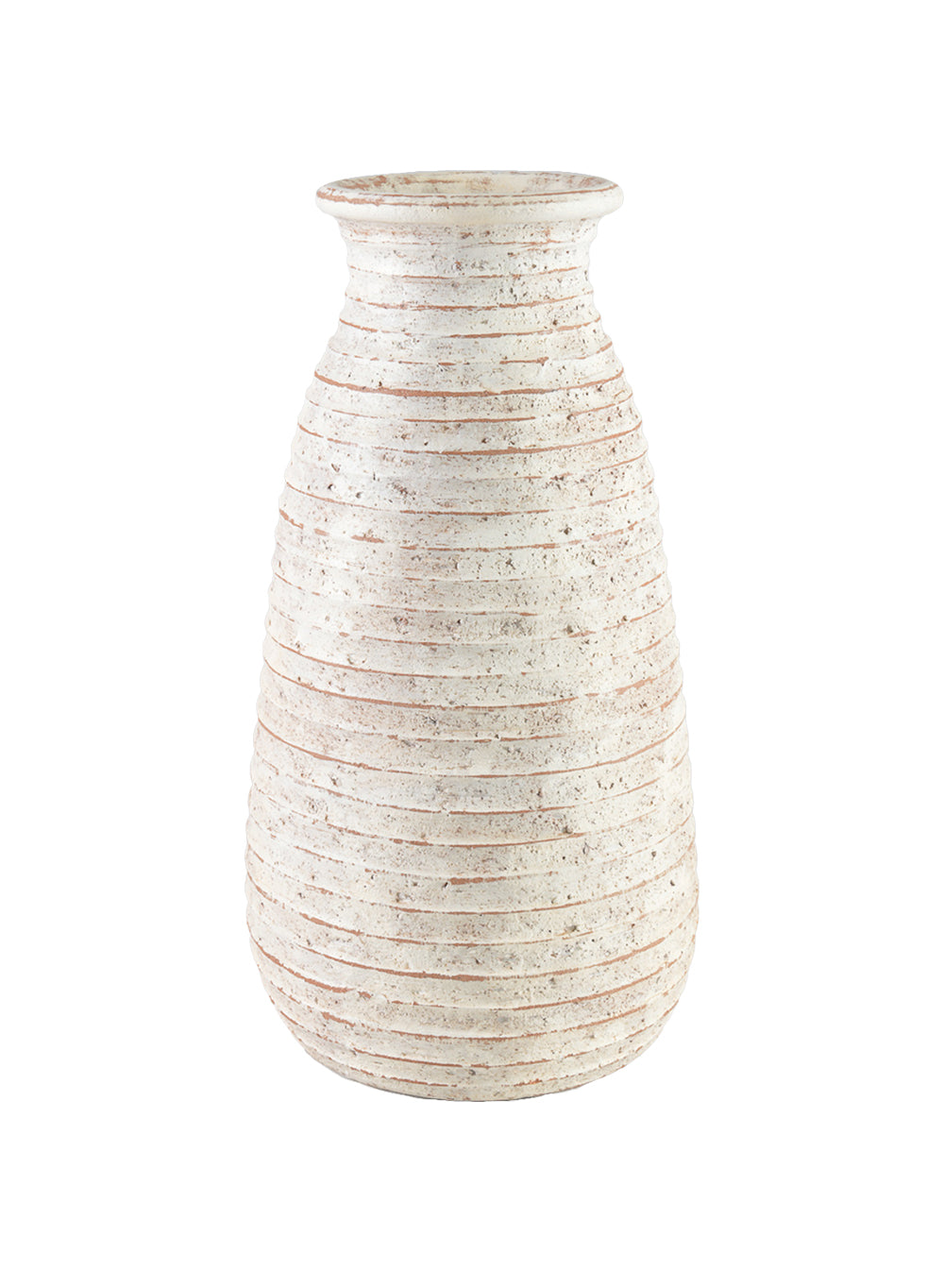 Calluna Ceramic Vase, 8.5" Diameter & 16" Tall