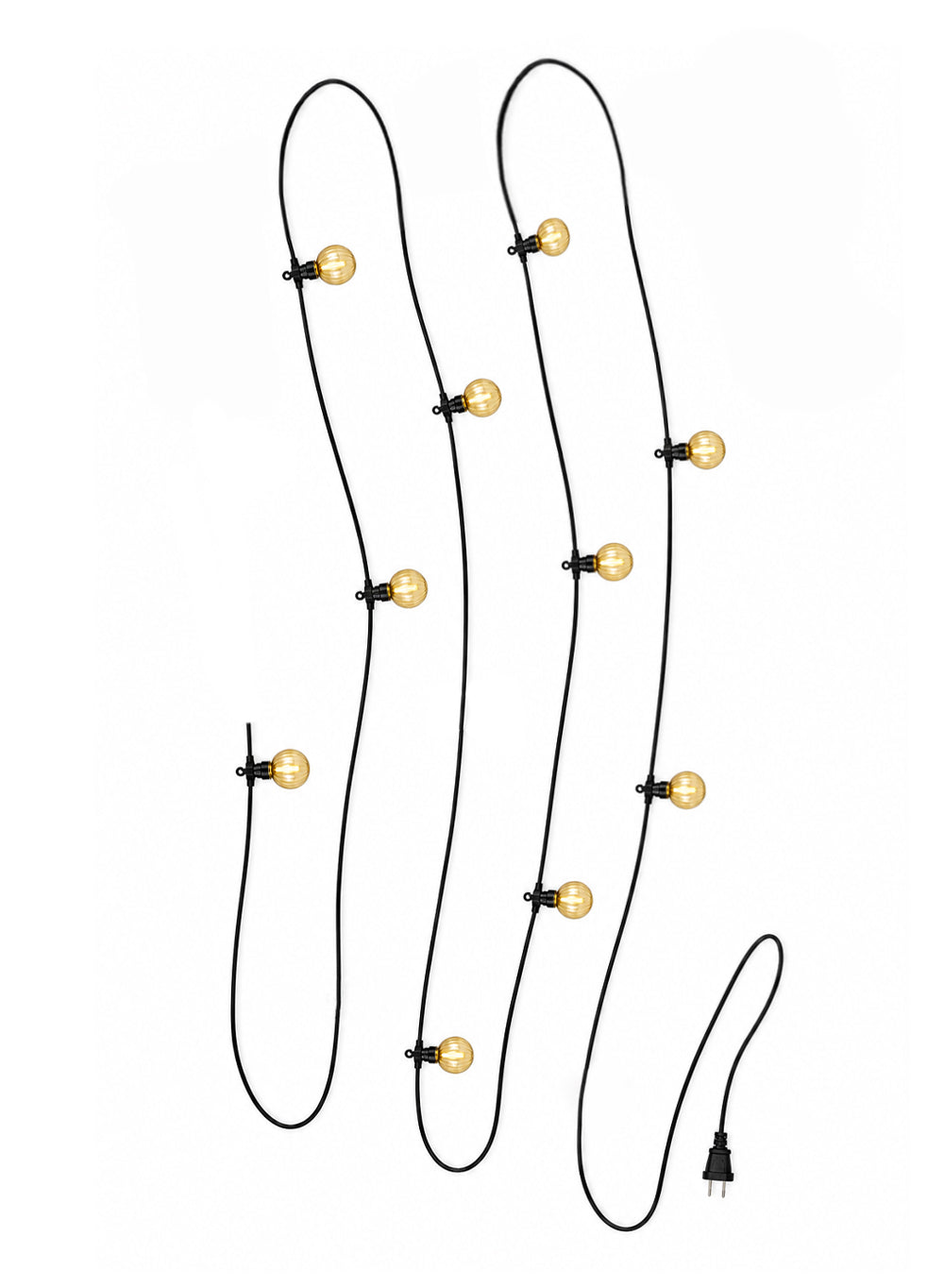 20ft LumaGlow Smoke Grey LED String Lights