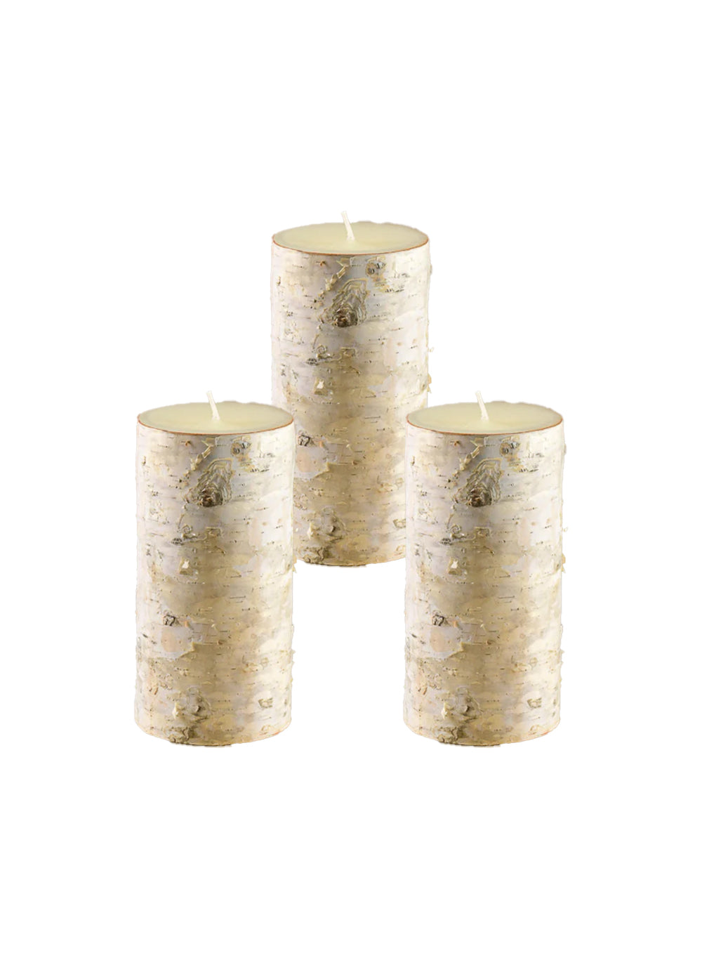 Birch Bark Candle Collection