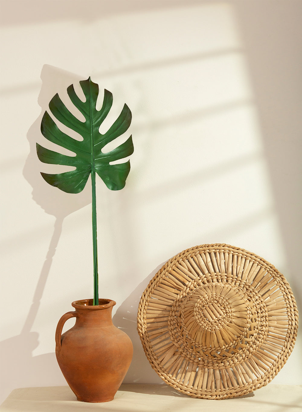 Faux Tropical Palm Leaves, Pack of 12