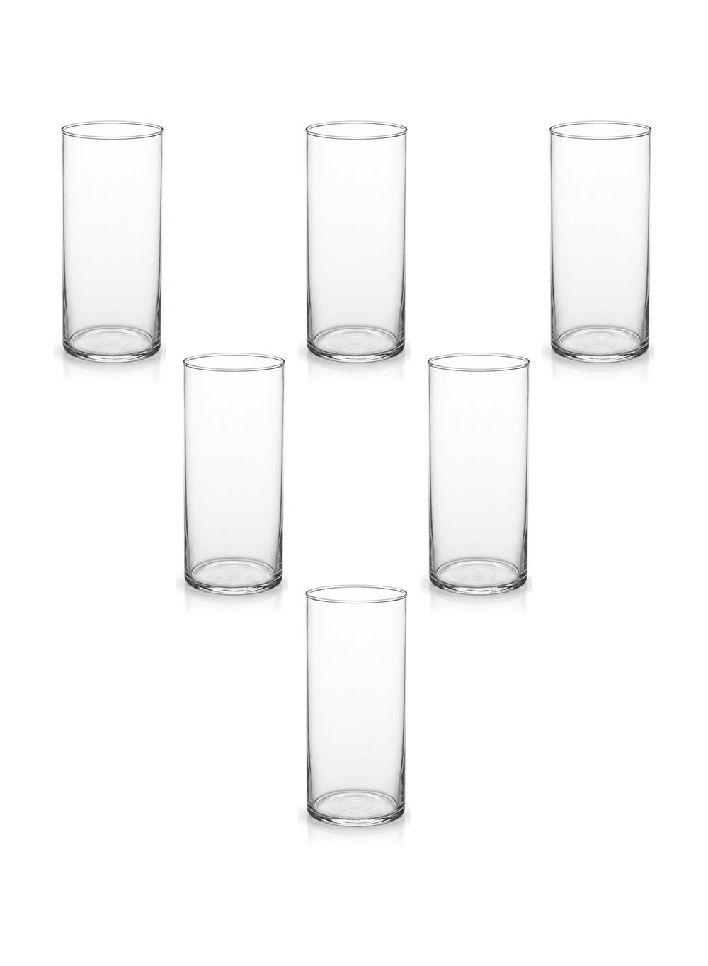 Clear Glass Cylinder Vase Collection