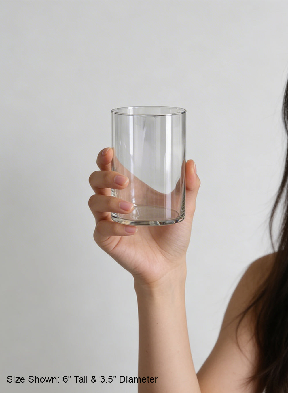 Clear Glass Cylinder Vase Collection