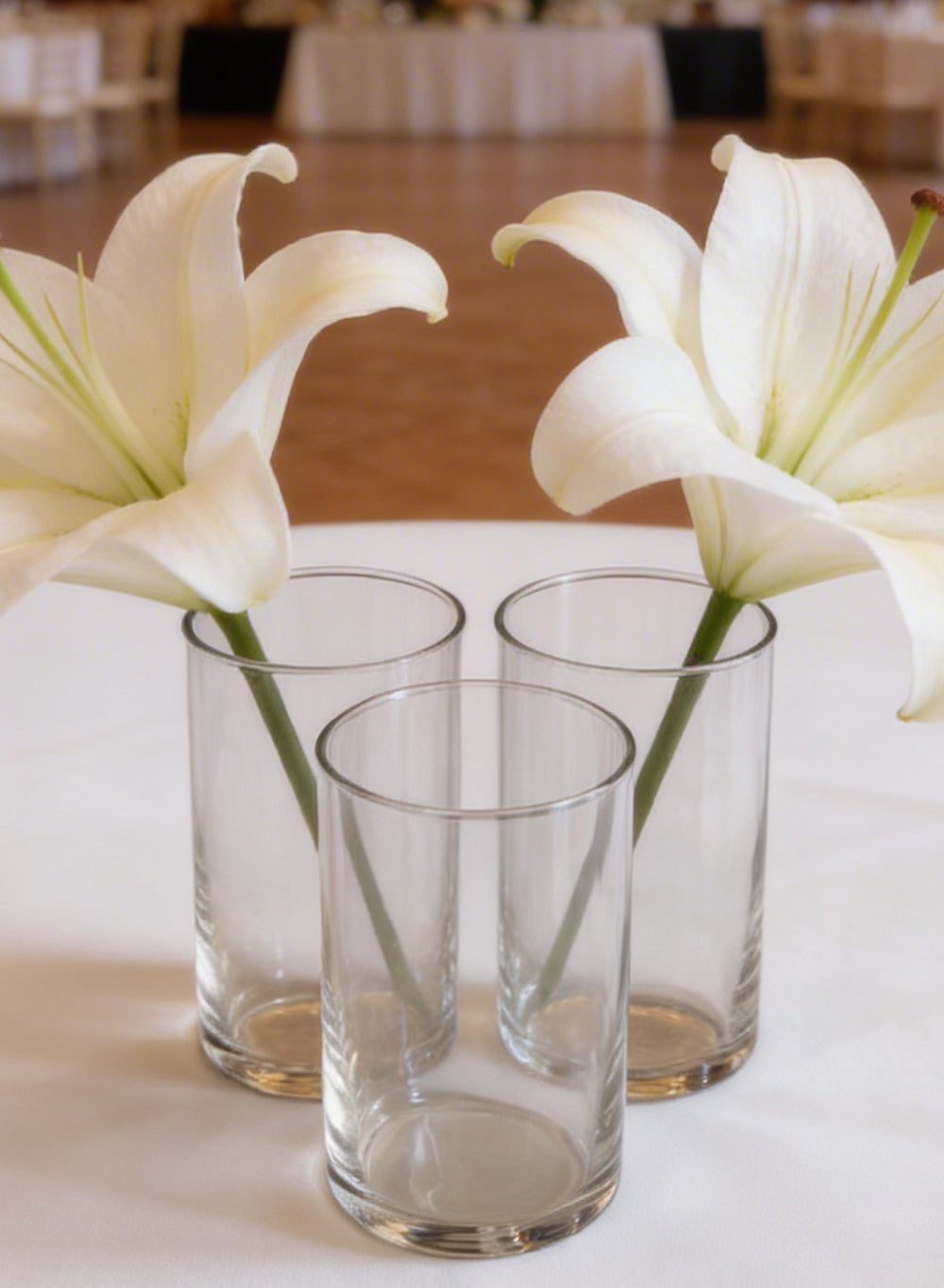 Clear Glass Cylinder Vase Collection