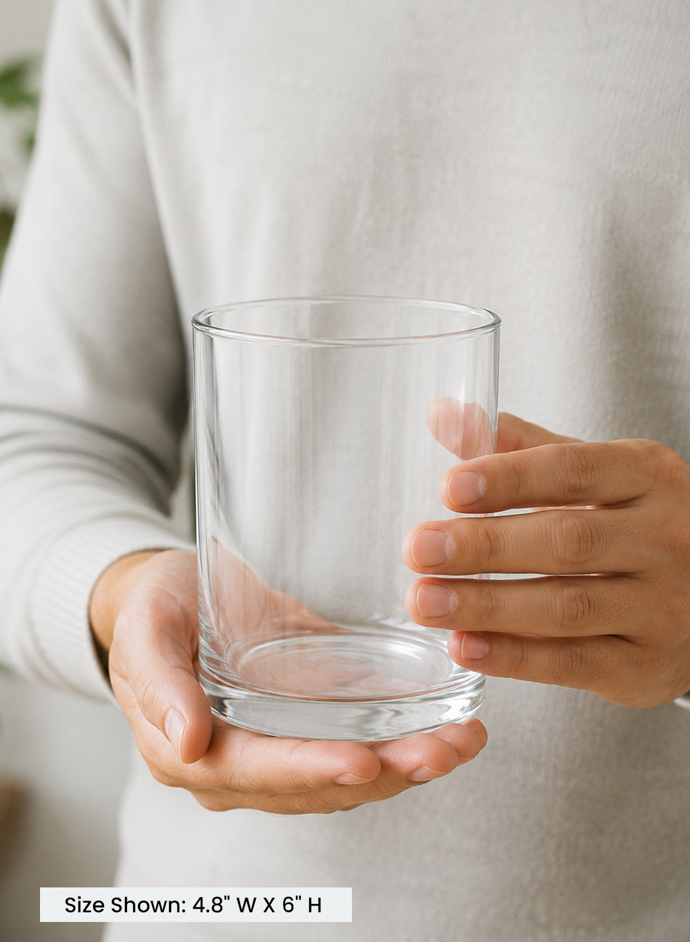 Clear Glass Cylinder Vase Collection