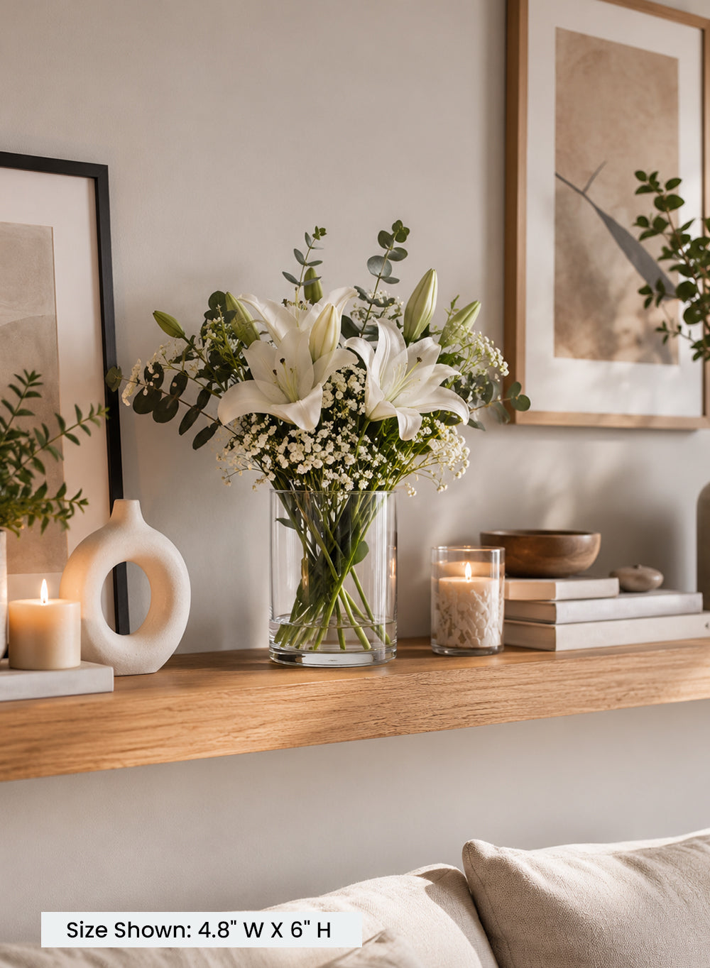 Clear Glass Cylinder Vase Collection