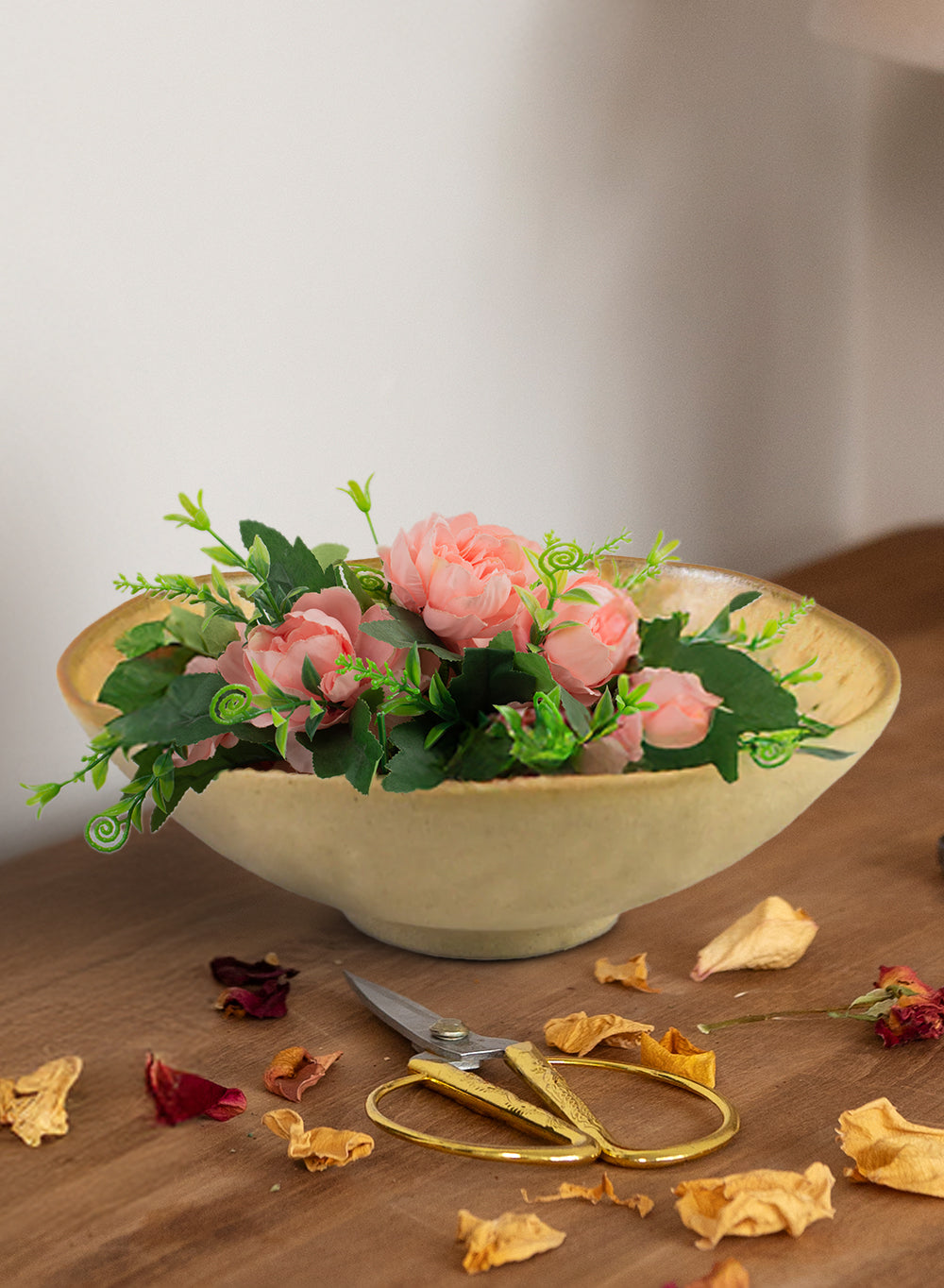Earthy Beige Ceramic Bowl