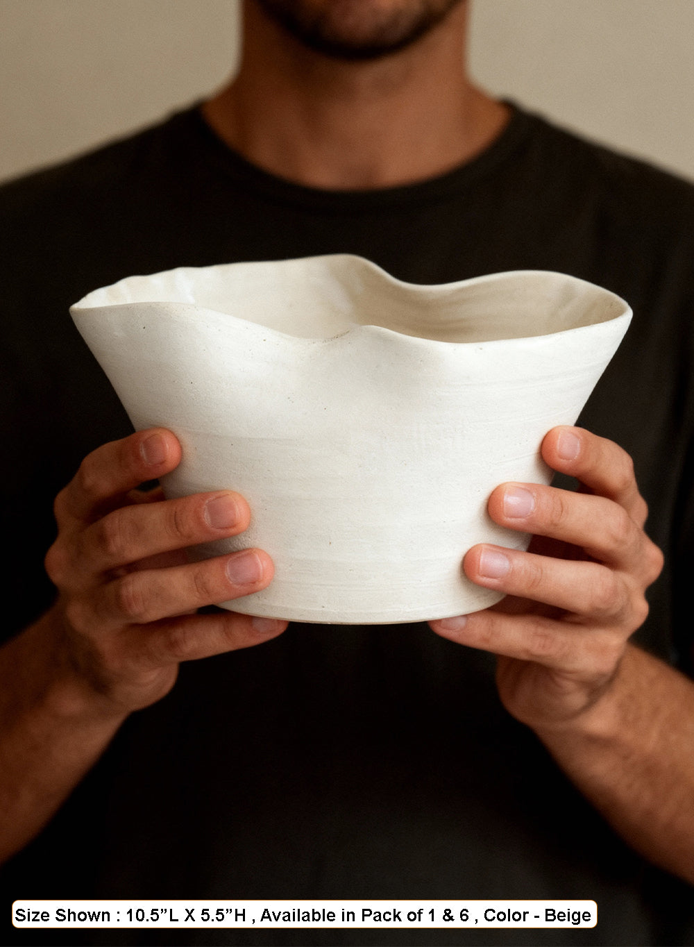 Curvia Matte Ceramic Vase Collection