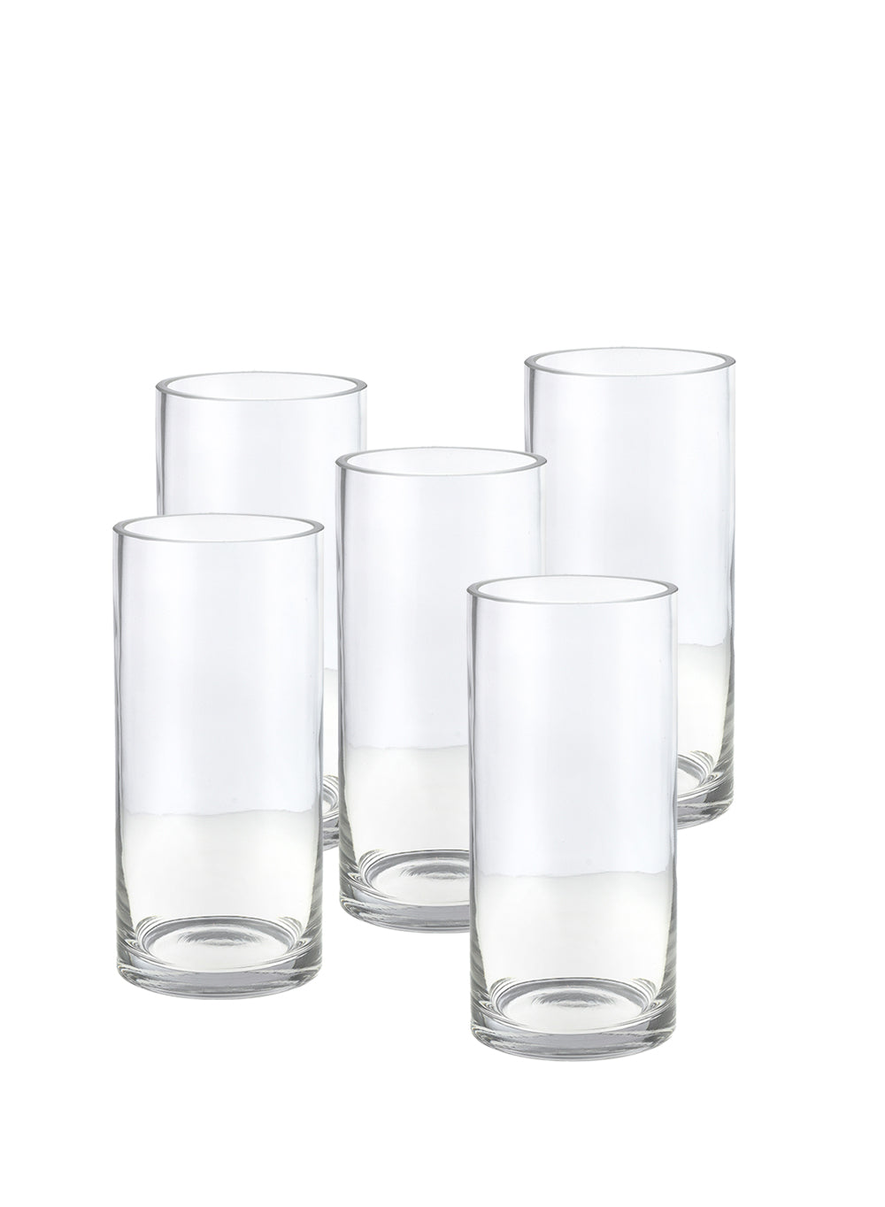 Glass Cylinder Hurricane Vase, in 4 Size Options