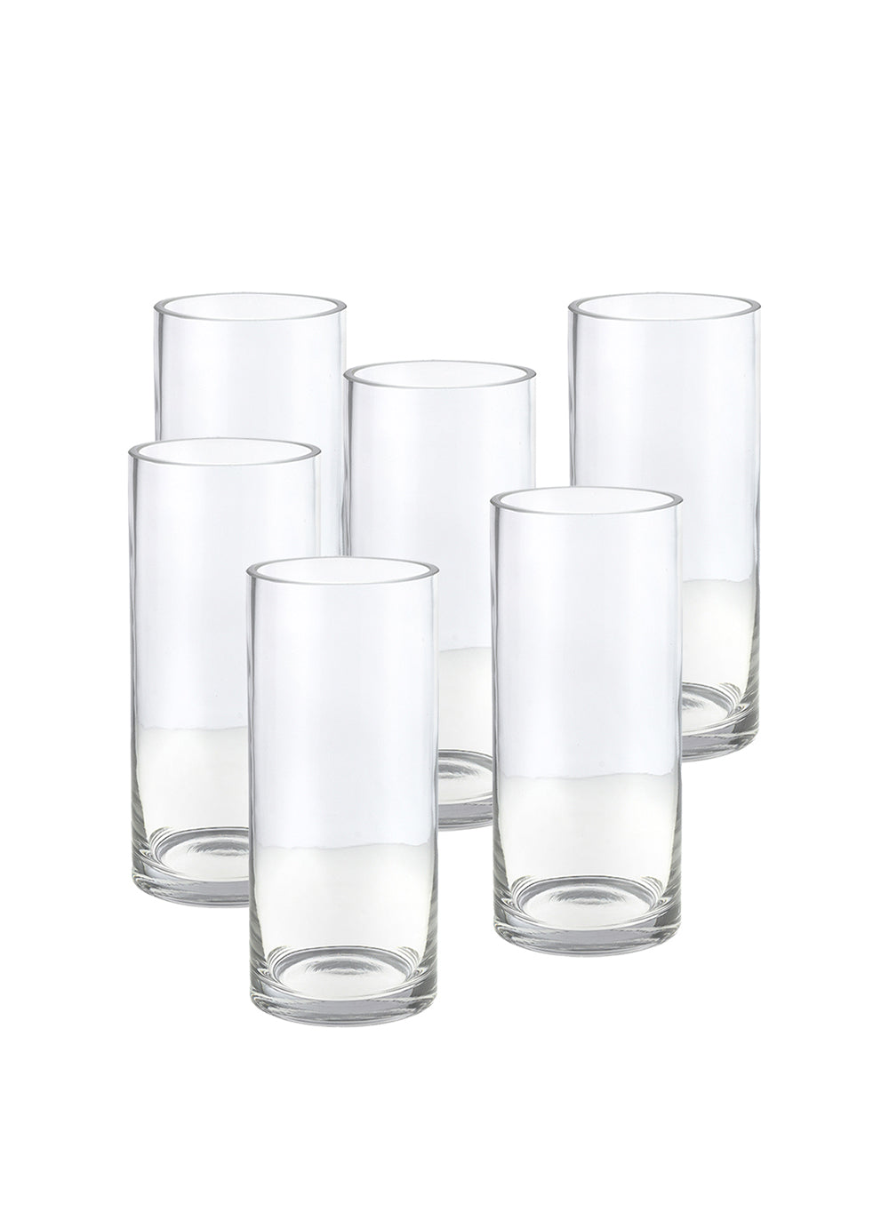 Glass Cylinder Hurricane Vase, in 4 Size Options