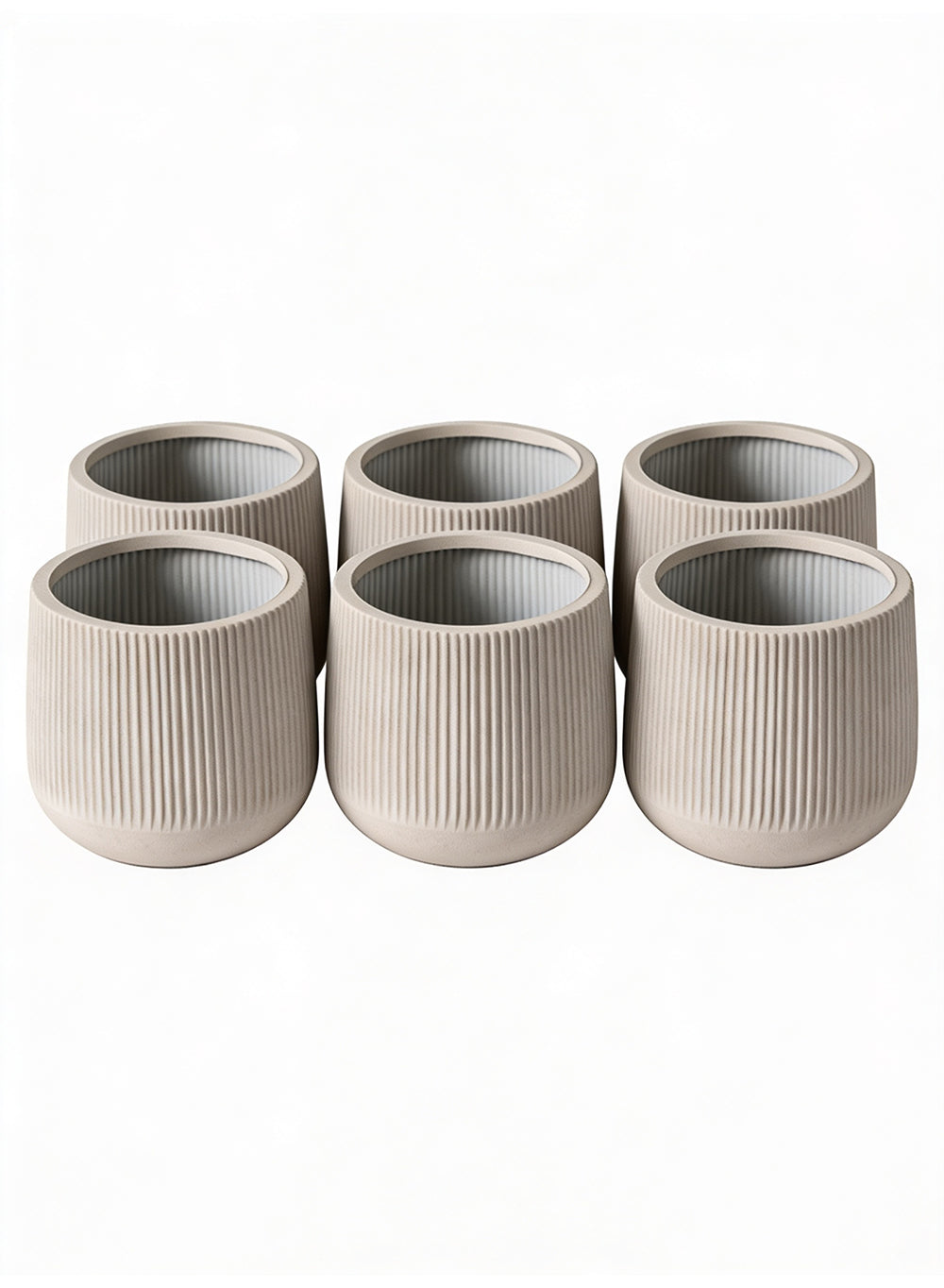Terra Ribbed Vase Collection